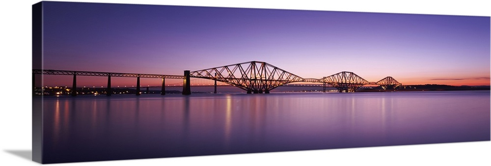 True Elevation of the Forth Rail Bridge fr the hill fr the E of S Queensferry