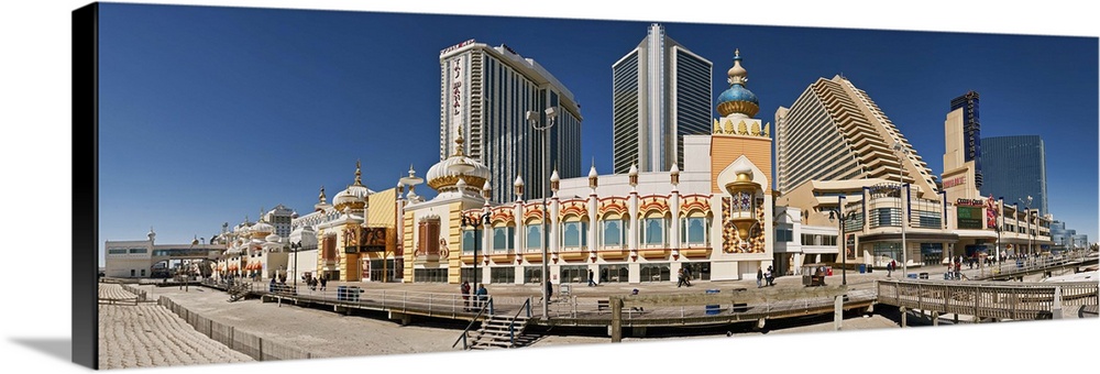 Trump's Taj Mahal Casino along the Boardwalk, Atlantic City, New Jersey