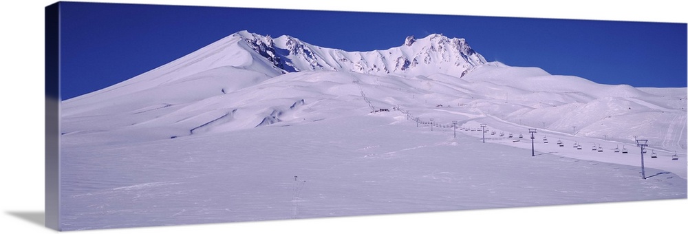 Turkey, Ski Resort on Mt Erciyes