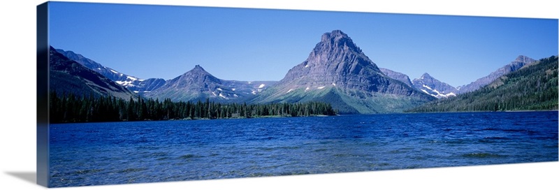 Two Medicine Lake Glacier National Park MT Wall Art, Canvas Prints ...