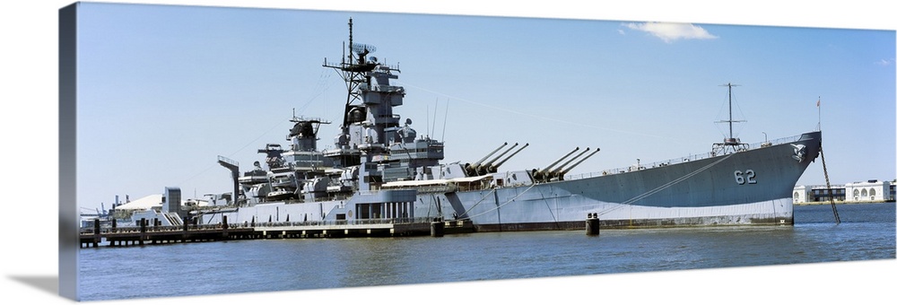 USS New Jersey battleship, Camden, New Jersey, USA.