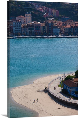 Vacation homes by Playa de Santa Marina beach, Ribadesella, Asturias Province, Spain