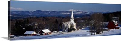 Vermont, Peacham, winter