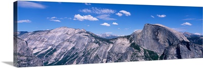 View fr North Dome Half Dome Clouds Rest Yosemite National Park CA
