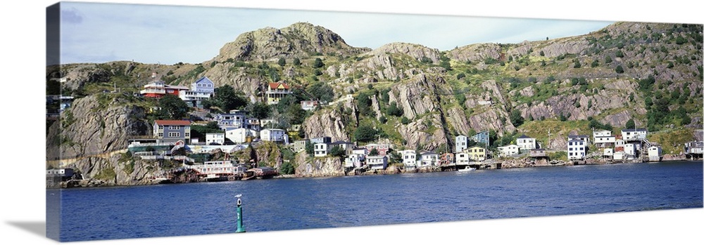 View from the harbor, St.John's, Newfoundland, Canada