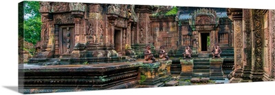 View Of Banteay Srei Temple, Angkor, Siem Reap, Cambodia