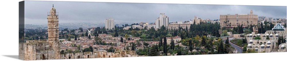 View of buildings in an Old City, Jerusalem, Israel