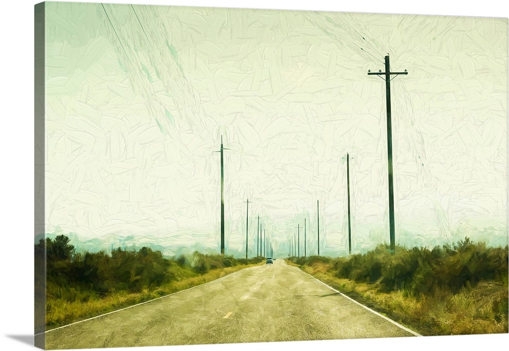 View of car on highway, California State Route 1, California, USA