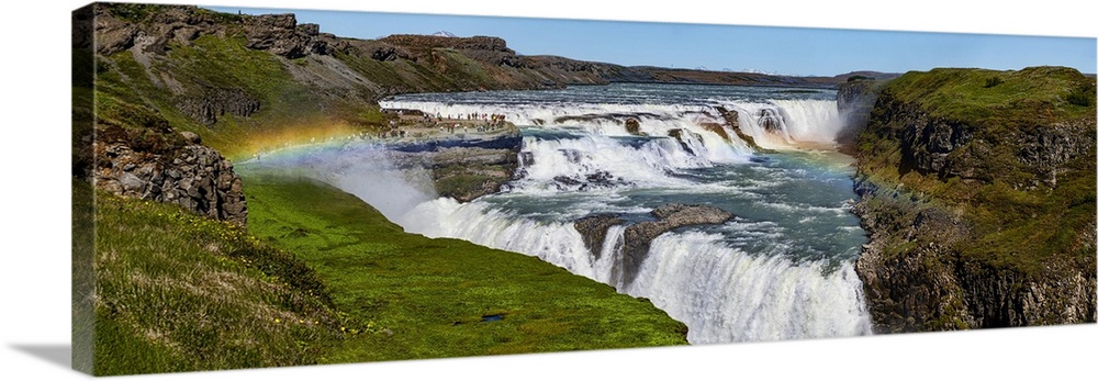 View of Gullfoss Falls, Iceland