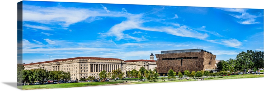 View of National Museum of African American History and Culture, Washington DC, USA
