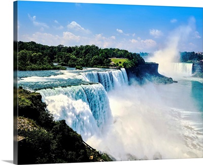 View of the American Falls, Niagara Falls, New York State