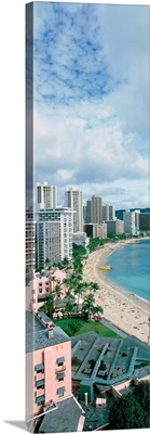Waikiki Beach and Hotels Oahu HI