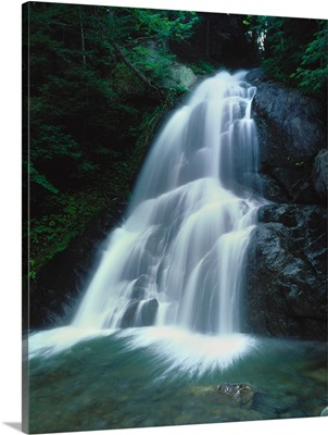 Waterfall in a forest, Moss Glen Falls, Granville Reservation State Park