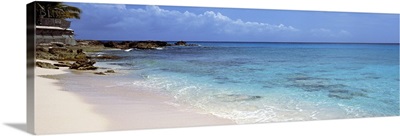 Wave on the beach, Princess Juliana International Airport, Maho Beach, Sint Maarten, Netherlands Antilles