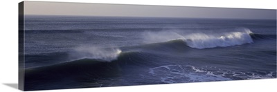 Waves in the ocean, California,