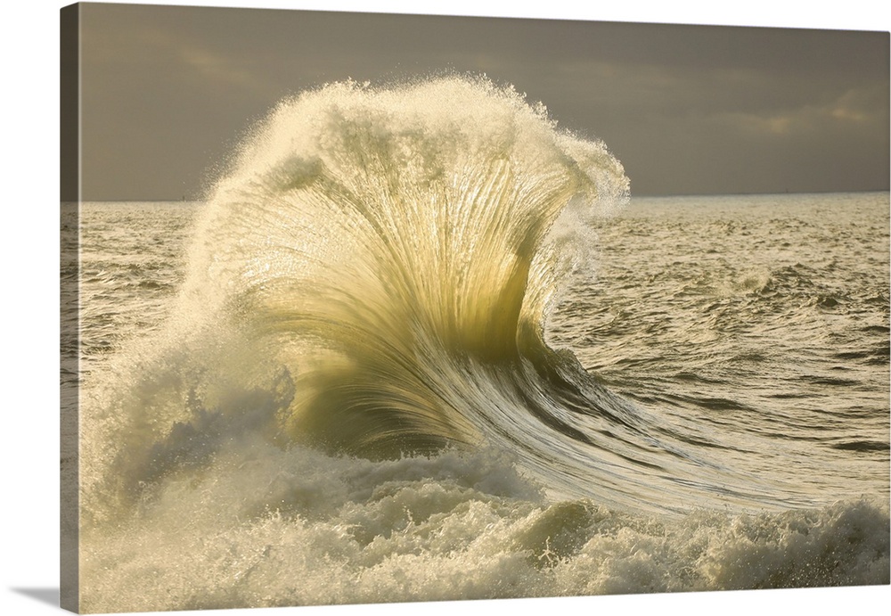 Waves in the Pacific Ocean, San Pedro, Los Angeles, California, USA