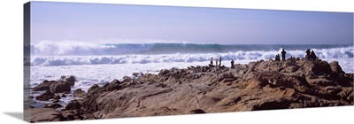 Waves in the sea Carmel Monterey County California