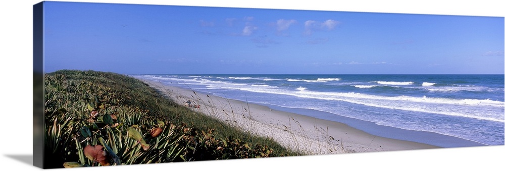 Waves on the beach, Playlinda Beach, Canaveral National Seashore, Titusville, Florida