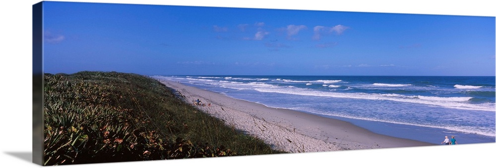 Waves on the beach, Playlinda Beach, Canaveral National Seashore, Titusville, Florida