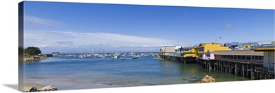 Wharf over an ocean, Fisherman's Wharf, Monterey, California