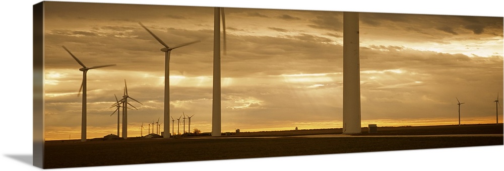 Wind Turbines Amarillo TX Wall Art, Canvas Prints, Framed Prints, Wall ...
