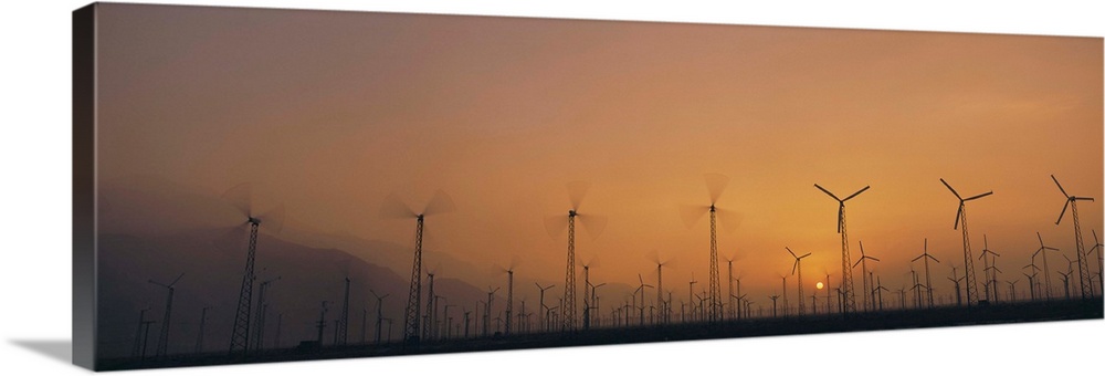 Wind Farm Palm Springs CA USA