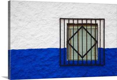 Window of an old house, Campo De Criptana, Castilla La Mancha, Spain image thumbnail