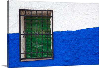 Windows of an old house, Campo De Criptana, Castilla La Mancha, Spain image thumbnail