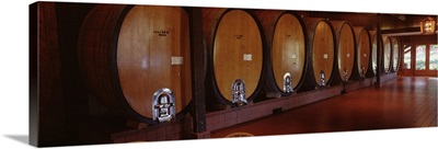 Wine storage Napa Wine country CA