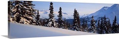 Winter Chugach Mountains AK