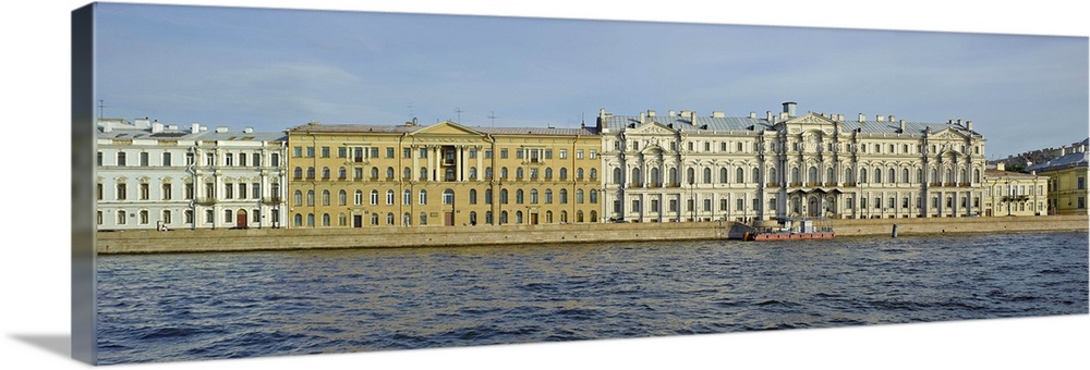 Winter Palace, Neva River, Palace Square, St. Petersburg, Russia