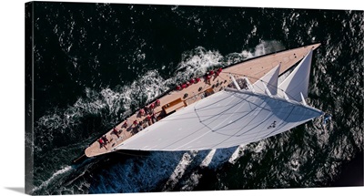 Yachts sailing in Newport Bucket Regatta, Newport, Rhode Island