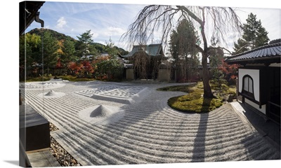 Zen garden at Kodaiji Temple, Kyoti Prefecture, Japan