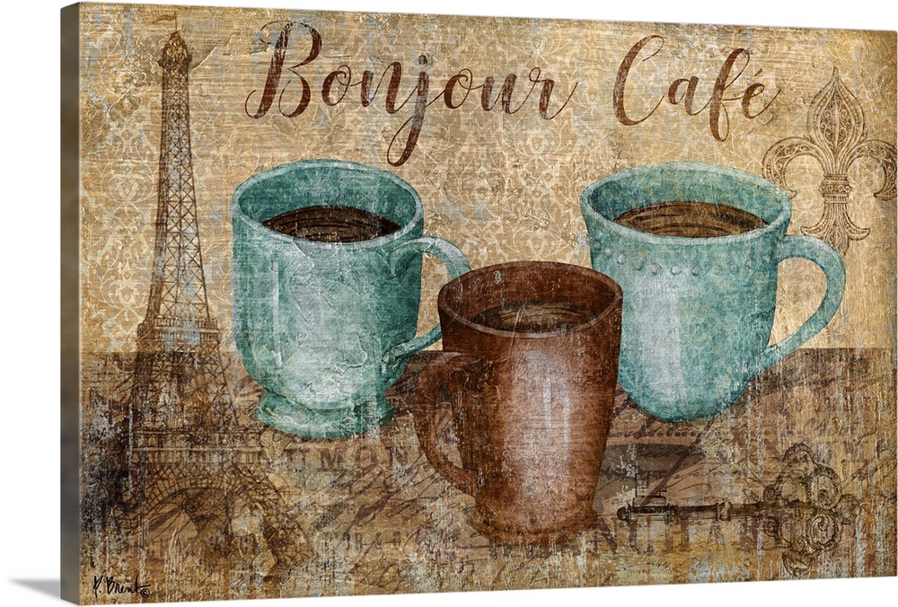 Coffee Beans - Impression sur toile élégante - Photowall
