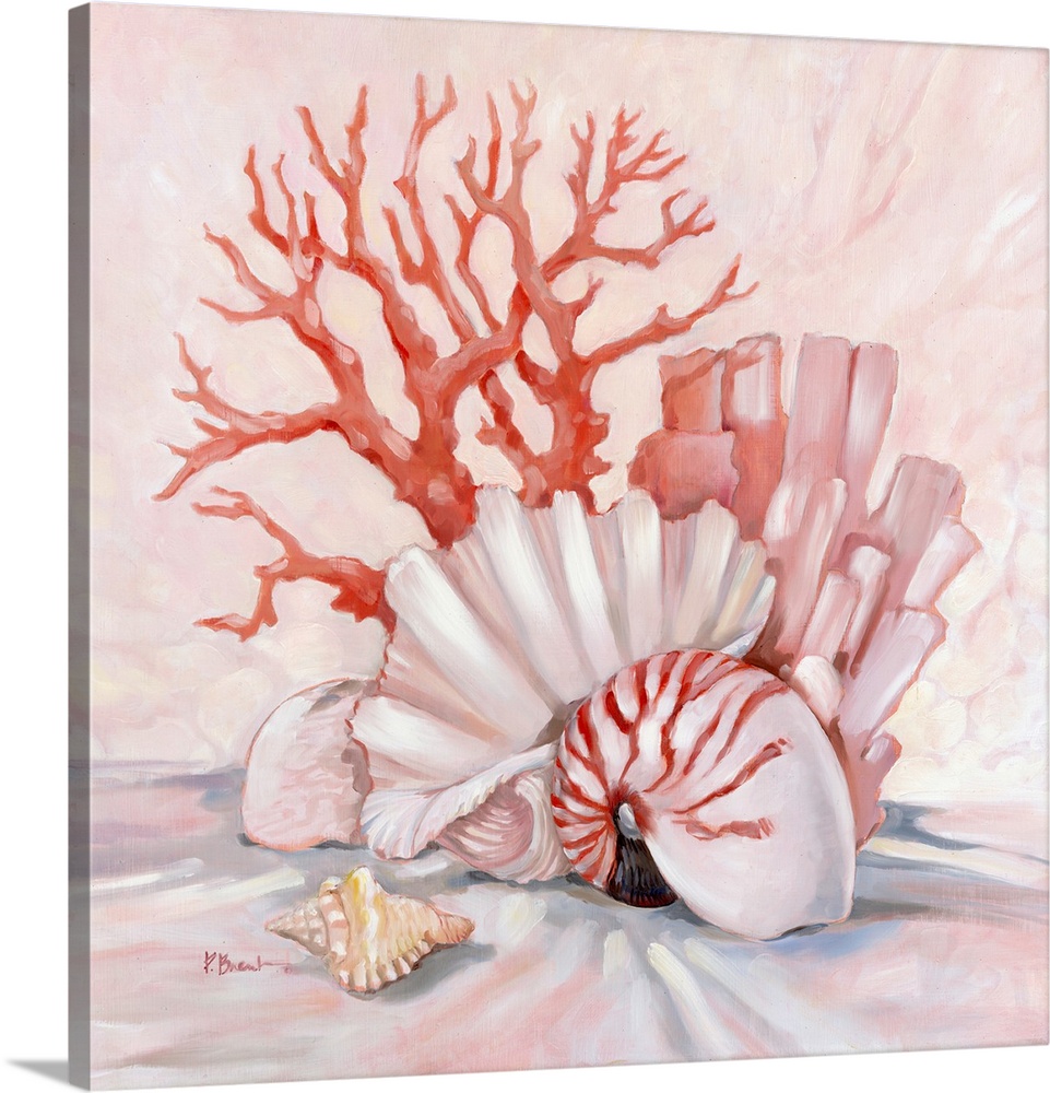 Coral Still Life I - Natural