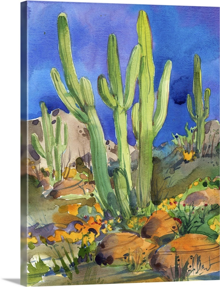 Desert Landscape Wall Art, Canvas Prints, Framed Prints, Wall Peels