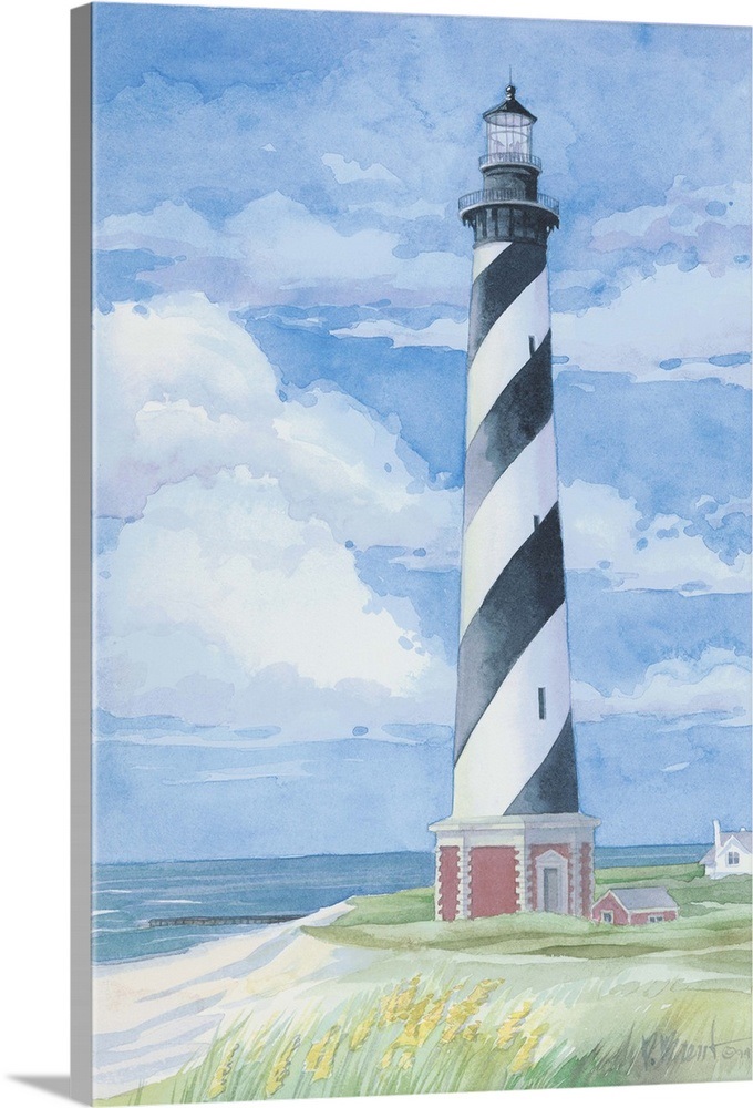 Lighthouse, Cape Hatteras, NC Wall Art, Canvas Prints, Framed Prints