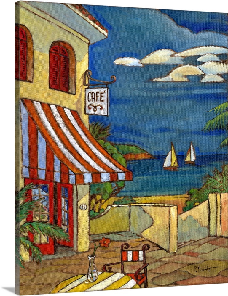 Portofino Cafe Wall Art, Canvas Prints, Framed Prints ...