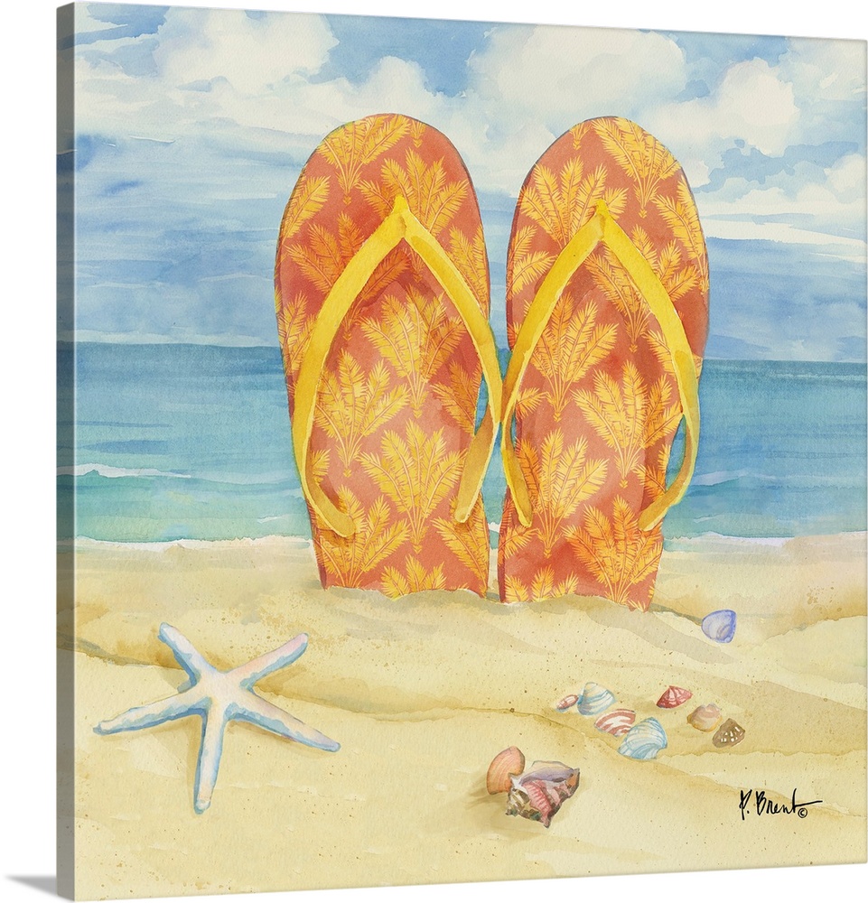 Toes in the Sand II Wall Art, Canvas Prints, Framed Prints, Wall Peels ...