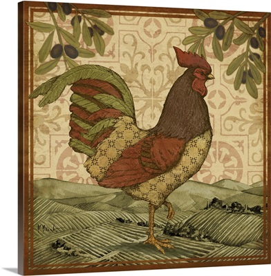 Tuscan Rooster II - Square