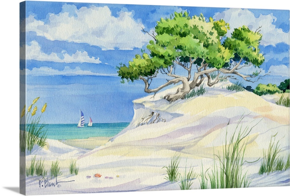 Windswept Dunes Wall Art, Canvas Prints, Framed Prints, Wall Peels