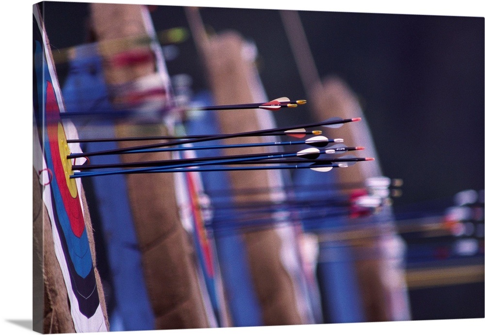 Archery target and arrows Wall Art, Canvas Prints, Framed Prints, Wall