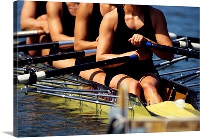 Detail of women's rowing team
