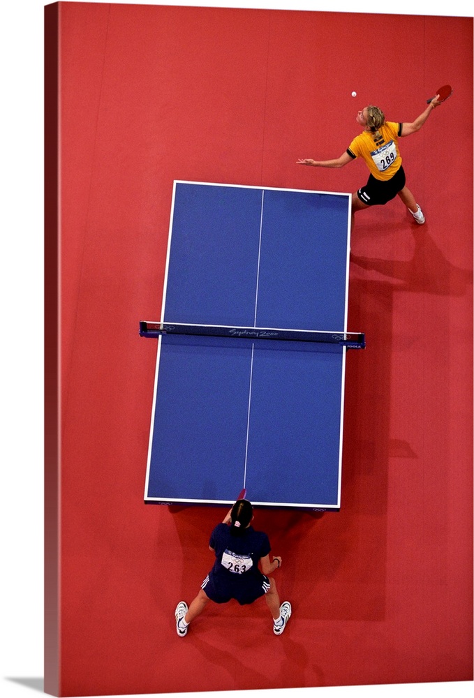 Women's Table Tennis action at the 2000 Olympic Summer Games.