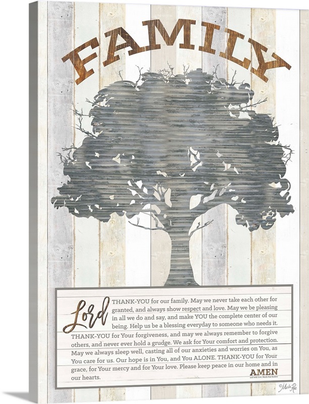 A Family Prayer Tree | Great Big Canvas