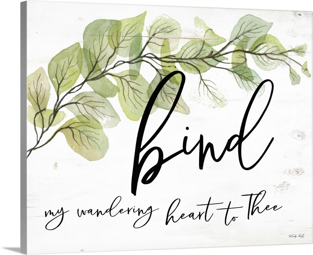 Bind My Wandering Heart to Thee - 9x12 Canvas – Canvases for Christ