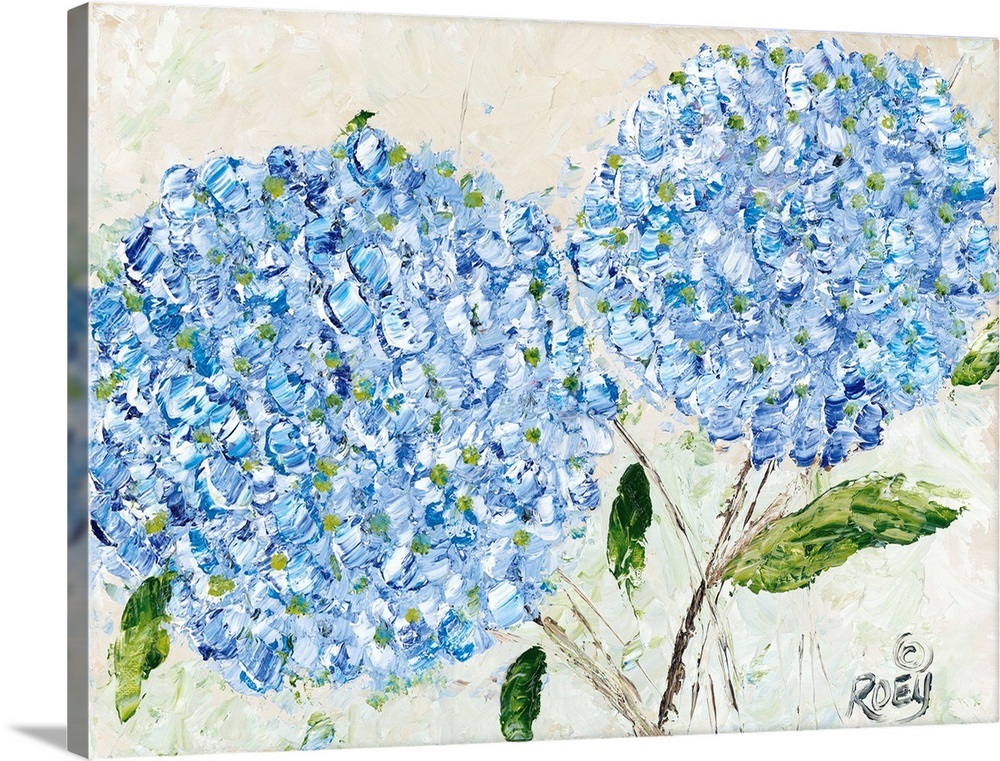 Blue Hydrangeas I Wall Art, Canvas Prints, Framed Prints, Wall Peels