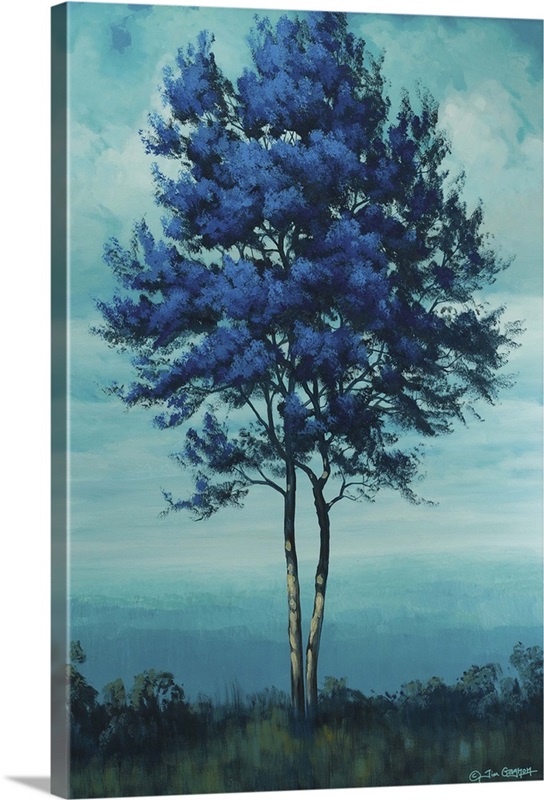 Blue Tree Wall Art, Canvas Prints, Framed Prints, Wall Peels | Great