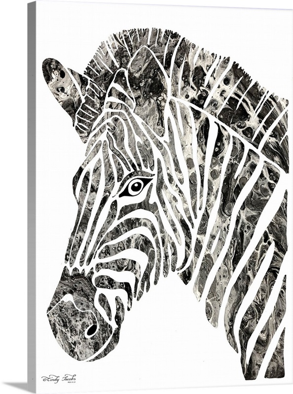 Bright Zebra Wall Art, Canvas Prints, Framed Prints, Wall Peels Great