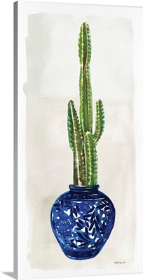 Cacti in Blue Pot 1